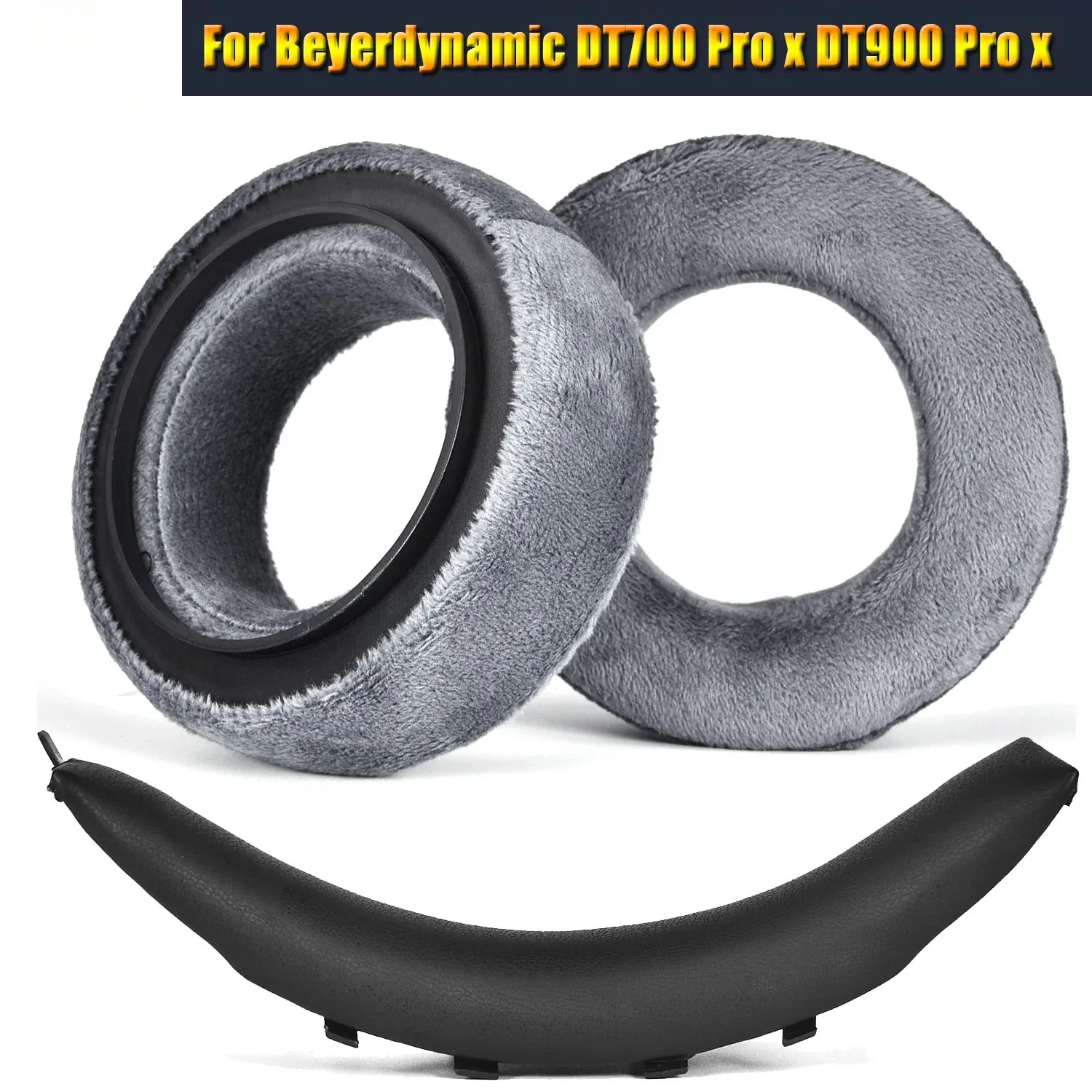Foam Ear Pads Hoofdband Vervanging Reparatie Onderdelen Voor Beyerdynamic DT700 Prox DT900 Pro X Over Ear Hoofdtelefoon Oorbeschermer Cover