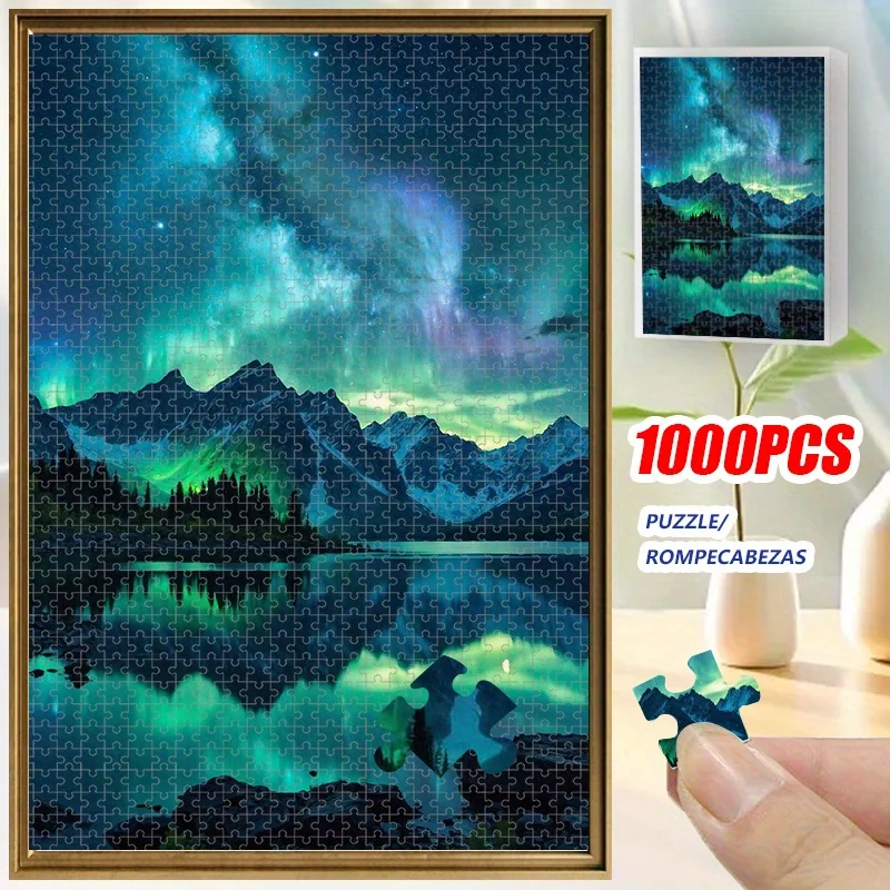 1000pcs Sky Symphony Themed Jigsaw Puzzle - 19x27 Picture with Vibrant Colors Suitable for &, Challenging DIY Building, /Easte