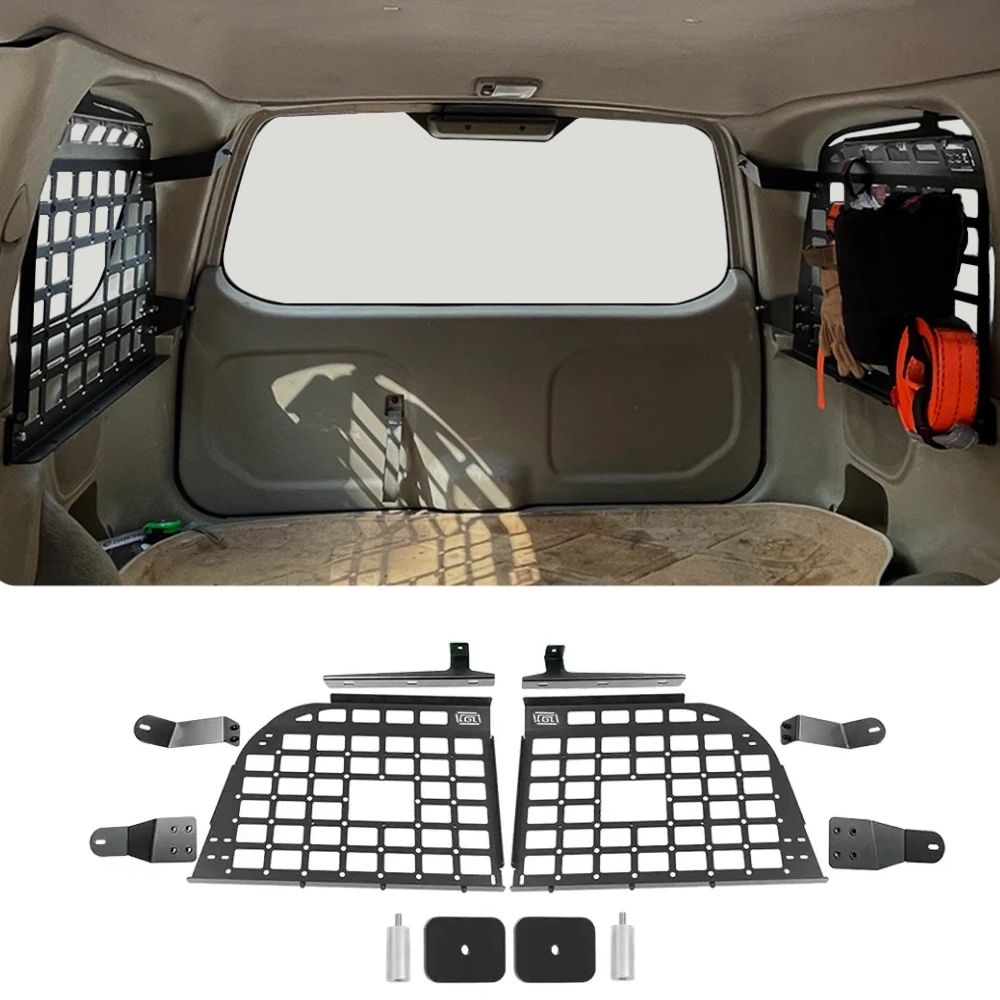 

For Nissan Xterra 2005-2013 Trunk Side Window Molle Panel Cargo Storage Racks