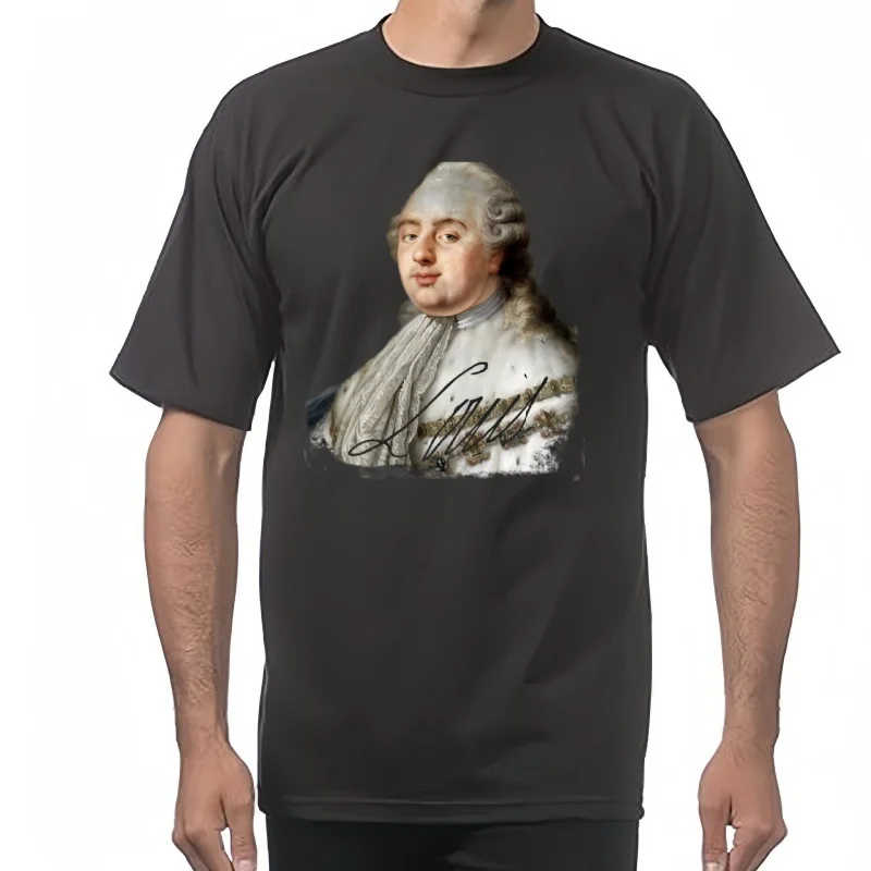 

Футболка King Louis XVI, милая одежда, одежда в стиле хиппи, мужские футболки