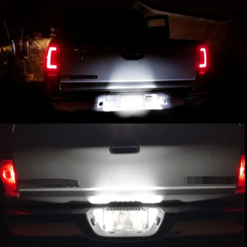 For Ford Excursion Expedition Explorer Bronco Ranger F-150 F-250 F-350 F-450, For Lincoln Mark LT White LED License Plate Lights