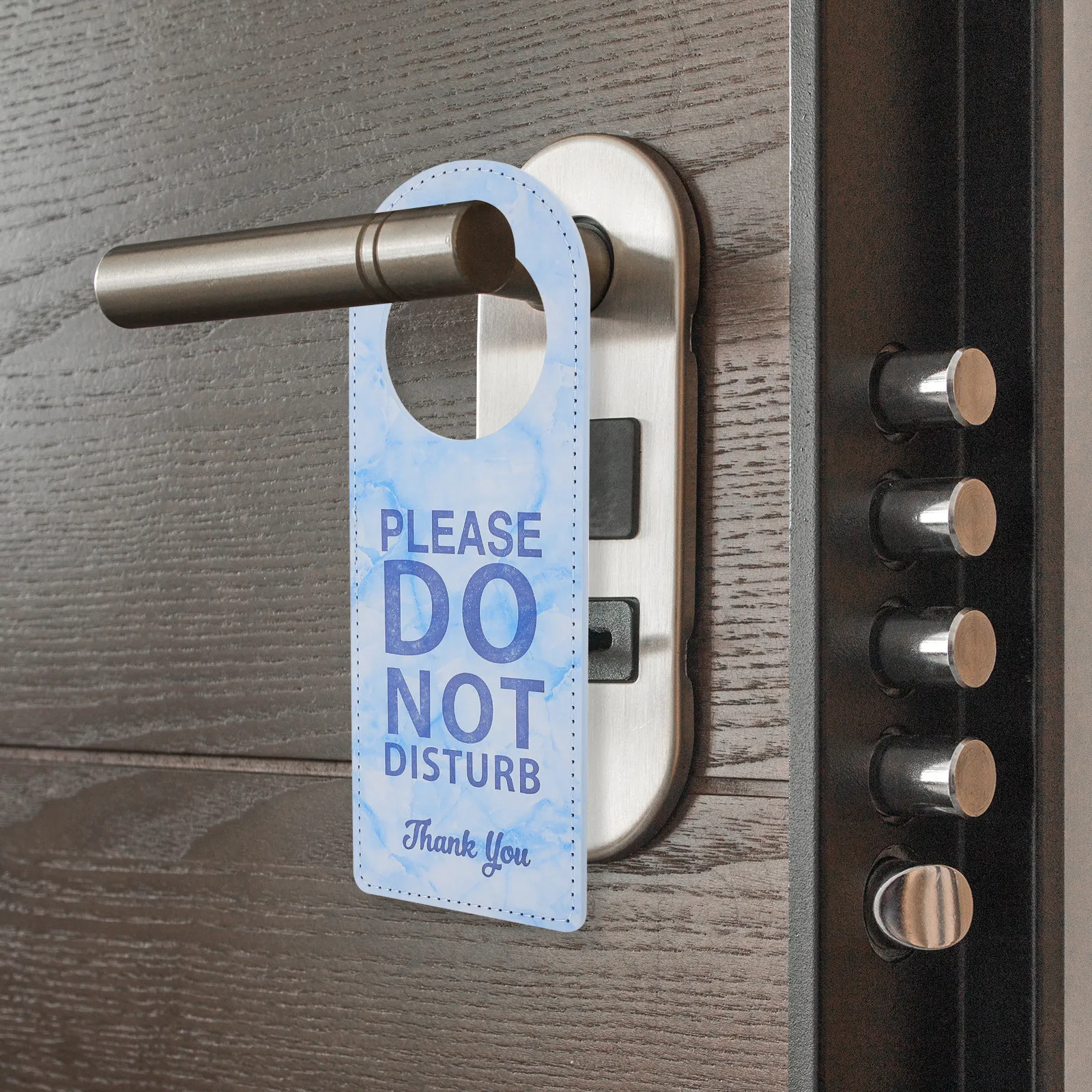 Double Sided Door Hanger Sign for Hotel Room Please Do Not Disturb and Please Knock Sleeping Indicator Decorative Door