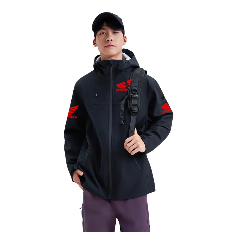 2026 honda wing logo new Jacket New Soft Shell Fashion Fishing 
