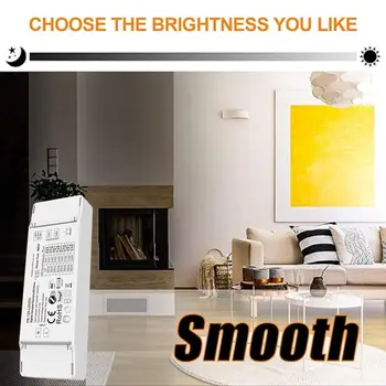 Stmívatelný LED ovladač Zigbee 3.0 12W 12V stmívací LED napájecí zdroj s hlasovým ovládáním přes aplikaci, vhodný pro bodové osvětlení 6 nejlepší prodej Zigbee napájecí zdroj 12V - №1