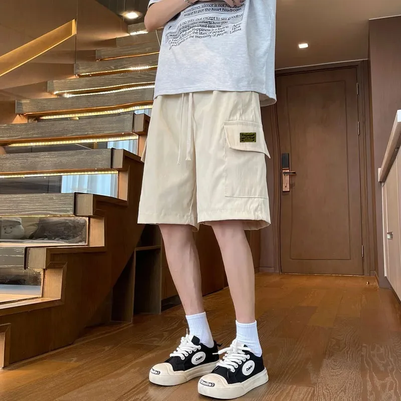 Men's American Style Cargo Shorts Summer Loose Straight Casual Sports Five-point Pants Lightweight
