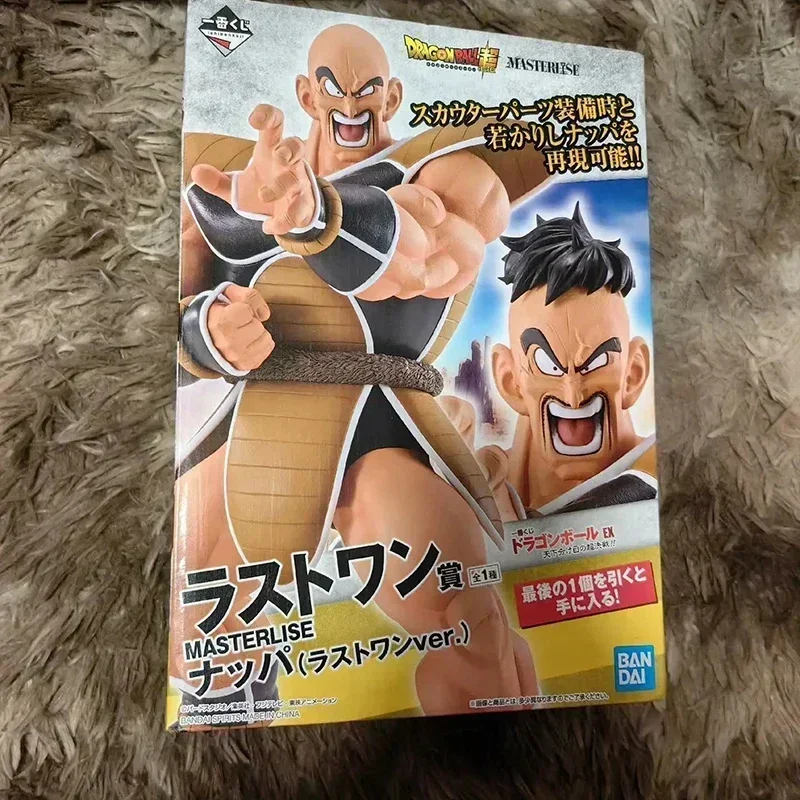 Bandai Original Ichiban Kuji Dragon Ball Z Last Prize Nappa Saiyan Anime Figure Model Doll Desktop Decoratio Toys Birthday Gifts