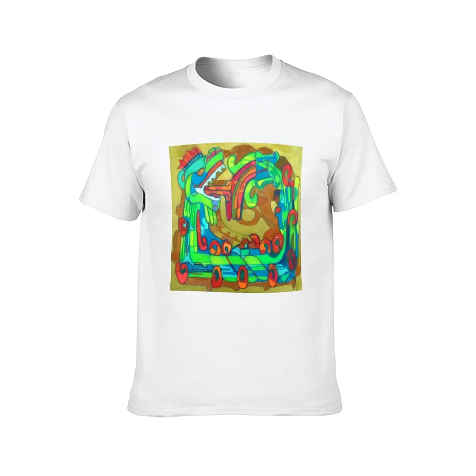 Xiuhcoatl تي شيرت رجل تي شيرت القطن تي شيرت للرجل القطن مضحك تي شيرت #2