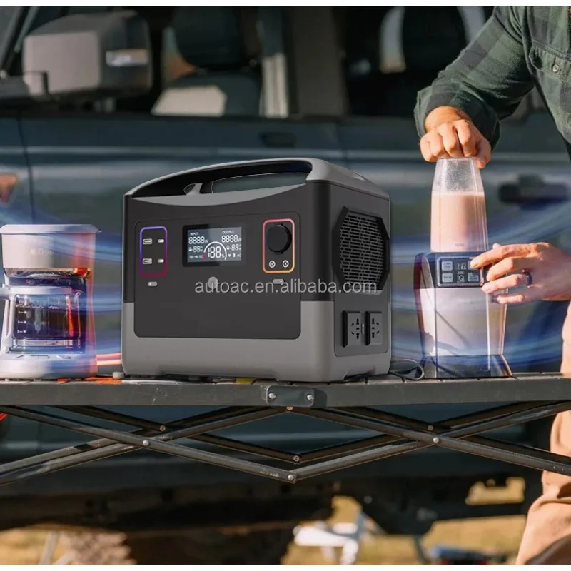 

Power Supply Lithium Camping 220V Portable Charger Power Station With AC DC USB Power Station