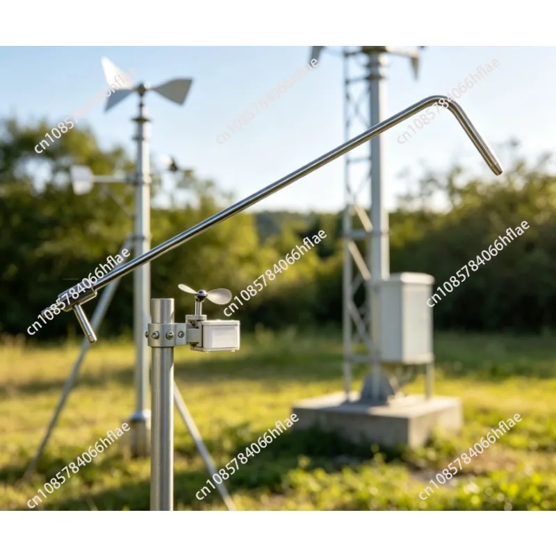 L-shaped Pitot Tube Available in 350mm, 500mm, 1000mm Lengths, Matched with Digital Pressure Gauge for Flow Rate Measurement