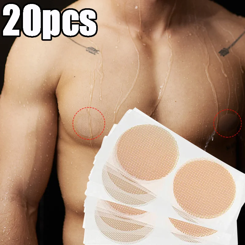 Disposable Men Nipple Cover Adhesive Stickers Bra Pad Breast Lady Invisible Lift Underwear Running Protect Nipples Chest Sticker