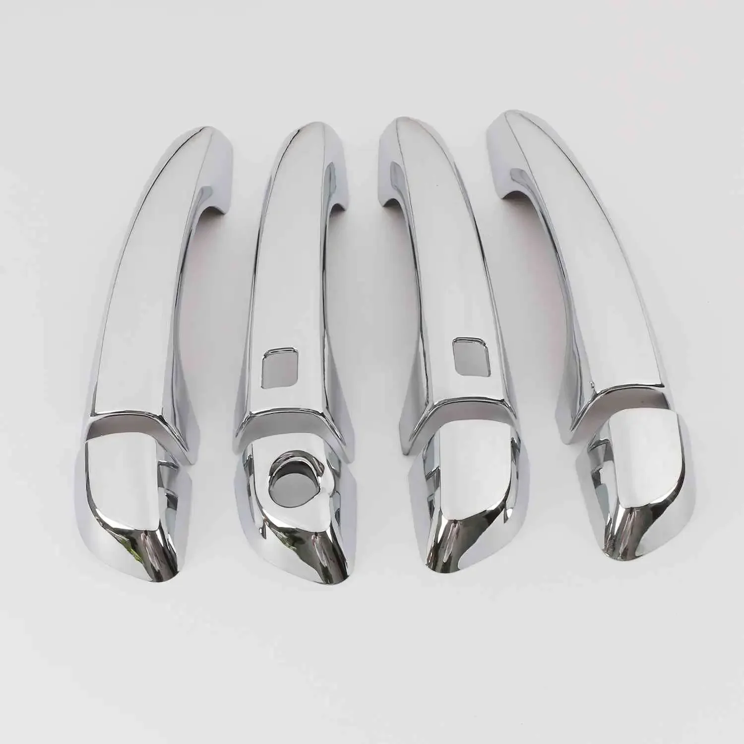 

Smartkey Outside LHD ABS Chrome Door Handle Lid Side Protect Frame Cover Trim For 2017-2020 Hyundai Elantra Sedan 4-Door 8pcs