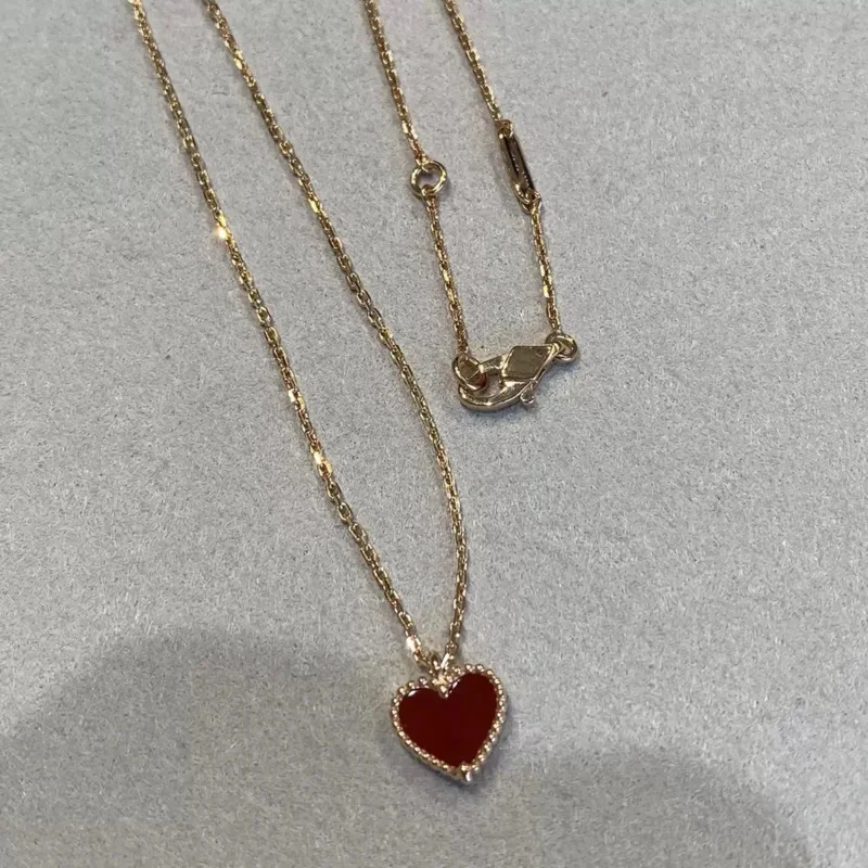 

High quality nelace clover nelace designer nelace 18K Gold Plated Rose Gold Sterling Silver jewelry woman designer jewelry bijou