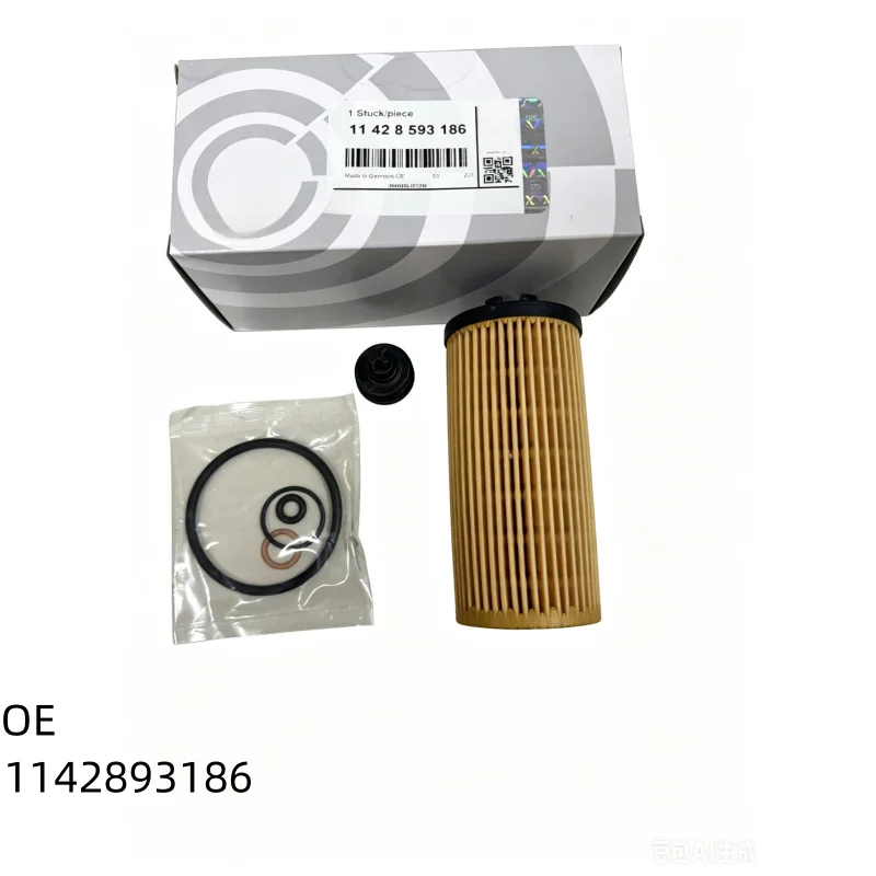 1x Engine Oil Filter 11428593186 For MINI For BMW Countryman X1 X2 F54 F55 F56 F57 11428593186 Engine Oil Filter High Quality