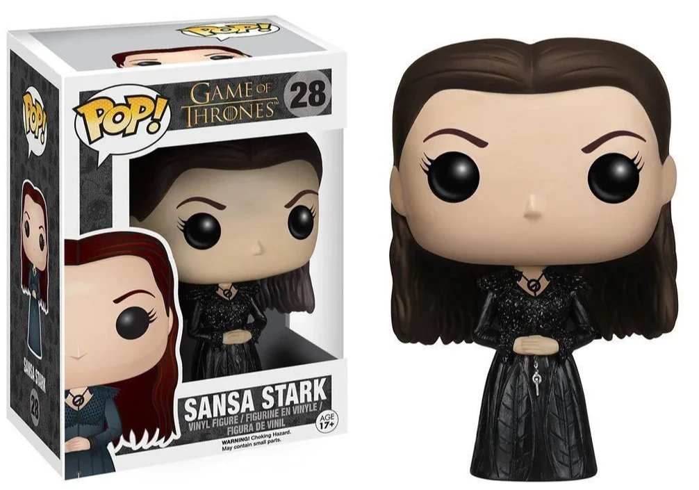 FUNKO POP Game of SANSA STARK 28# Vinyl Figure Doll Thrones  PVC Action Vinyl Figure Model Toy Collectible Toys for Children