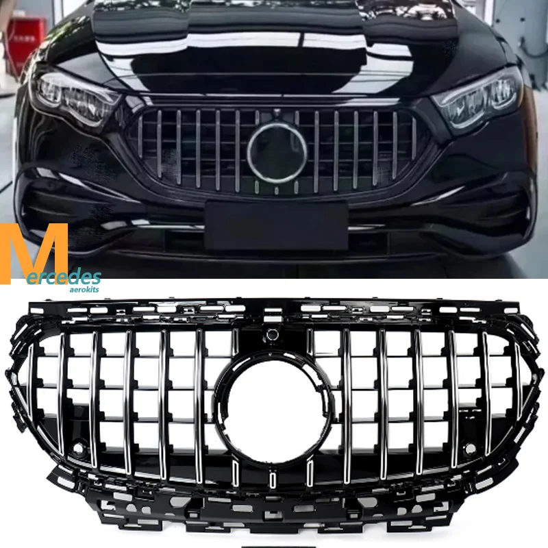 

MagicKit for Mercedes-Benz E-Class W214/V214 GT Style Front Grill for E200 E350 E450 Front Bumper Grille Grill Cover Kit 2024+