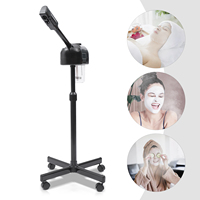 Standing Facial Steamer with Rotatable Arm – Hot Spray Mode, Ionic Vaporization Technology for Deep Hydration and Cleansing