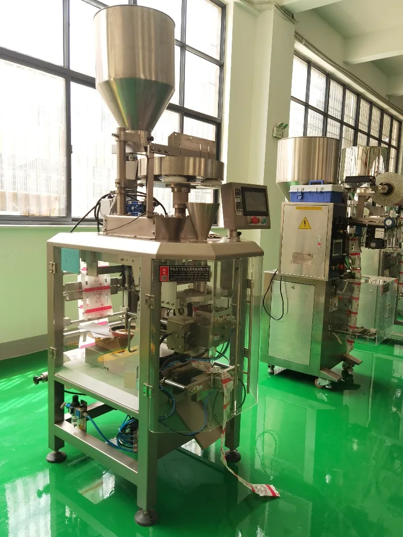 High Speed Granule Vertical Packing Machine Measuring Cup Packing Machine 3-sides Sealing Bag Back Sealing Sachet for Nuts OME