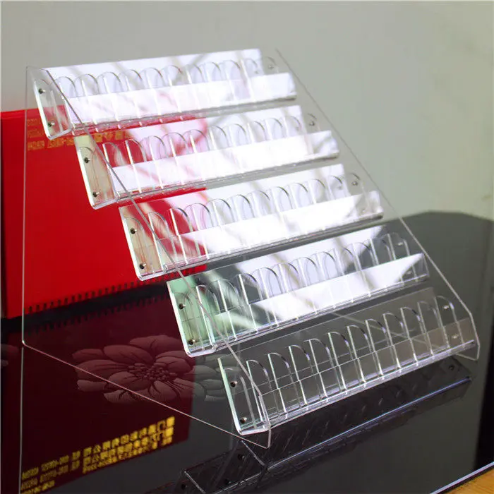 Acrylic Lipstick Holder Storage and Display Rack,Desktop Organizer, Multi-Layer Display Stand for Lipsticks,Powder Compacts