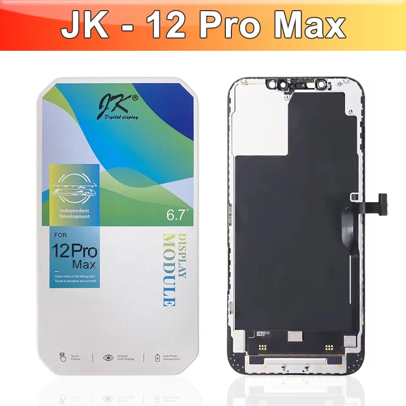 JK Screen LCD For iPhone X XS XR 11 12 13 14 Pro Max Plus LCD Display Touch Screen Digitizer Assembly Replacement