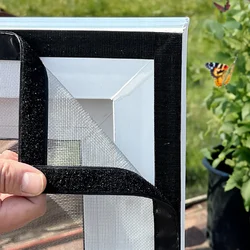 Invisible Anti-Mosquito Window Screen - Custom Fit, Self-Adhesive, Easy-to-Clean Mesh for Effective Insect Protection