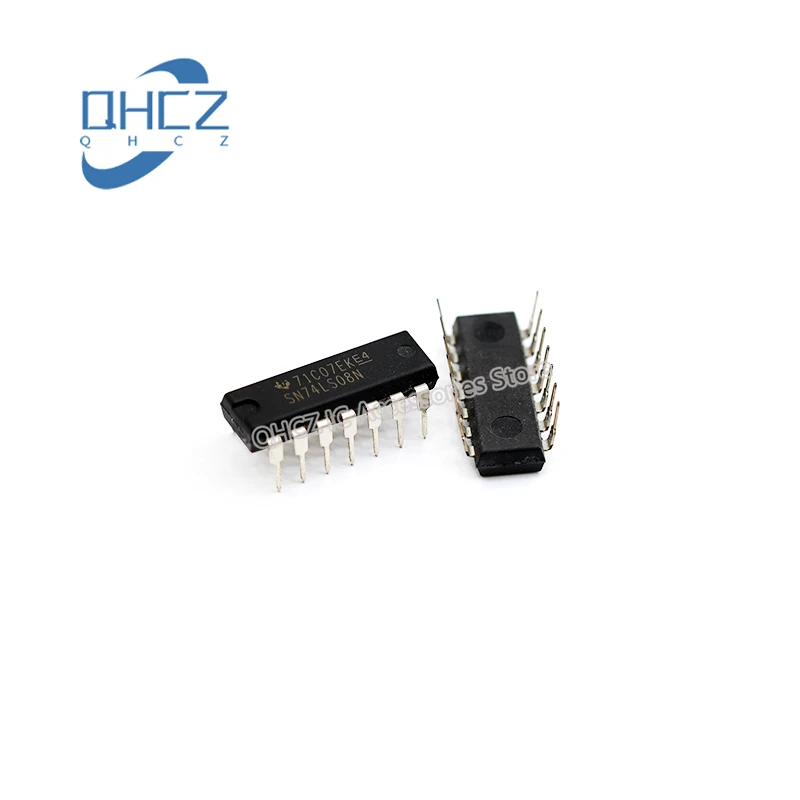 10pcs HD74LS08P/SN74LS08N DIP-14 Quad 2 Input Positive AND Gate 74LS08 New and Original Integrated circuit IC chip In Stock