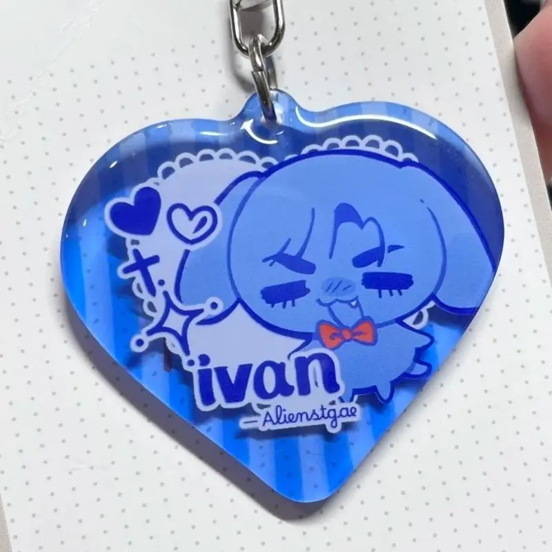 ALIEN STAGE Anime Ivan Till Ivti Adorable Figure Acrylic Idol Pendant Car Keyring Backpack Bag Keychain Student Birthday Present image 2
