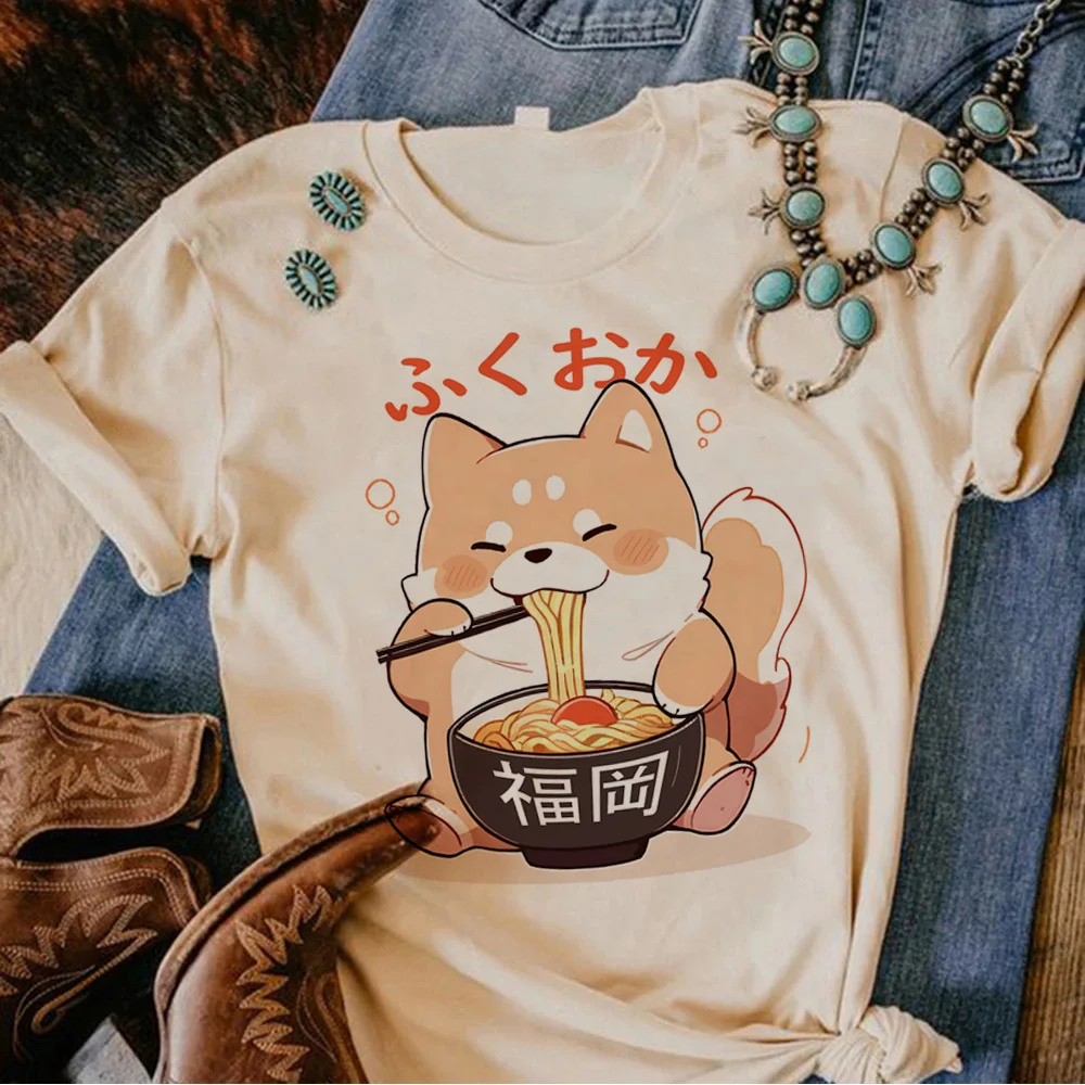 

Shiba Inu Tee women graphic harajuku summer t shirt girl 2000s harajuku streetwear clothing