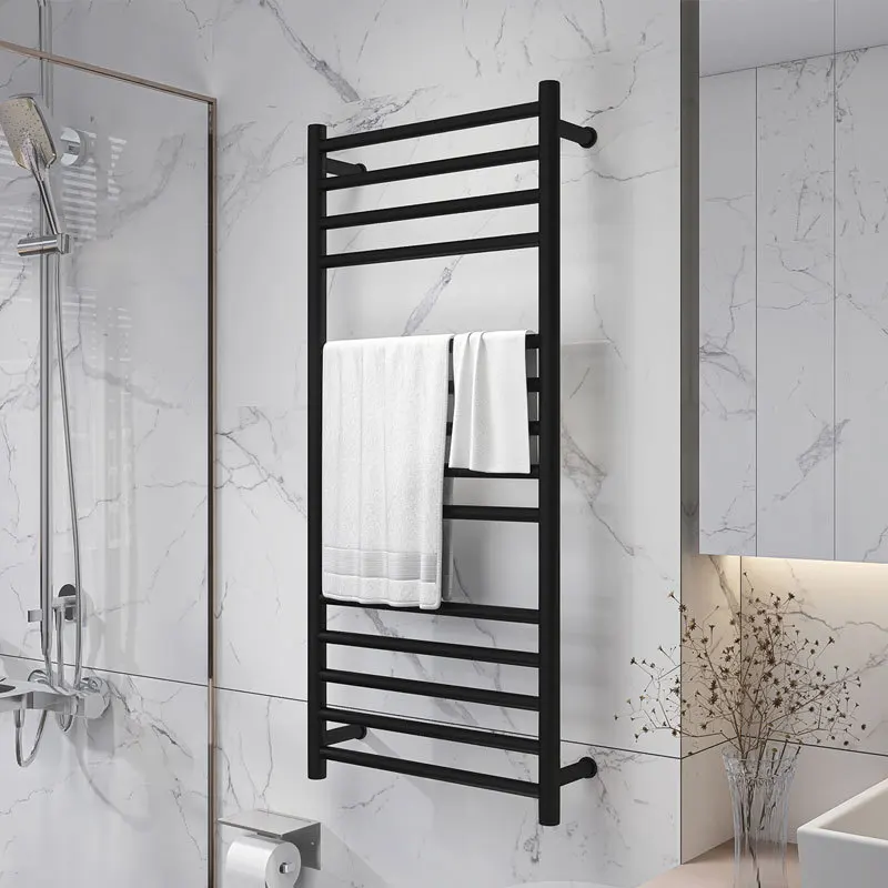 9006 Goud Zwart Verwarming Handdoekenrek Roestvrij Staal Badkamer Badkamer Rack Verwarming Handdoek Bar