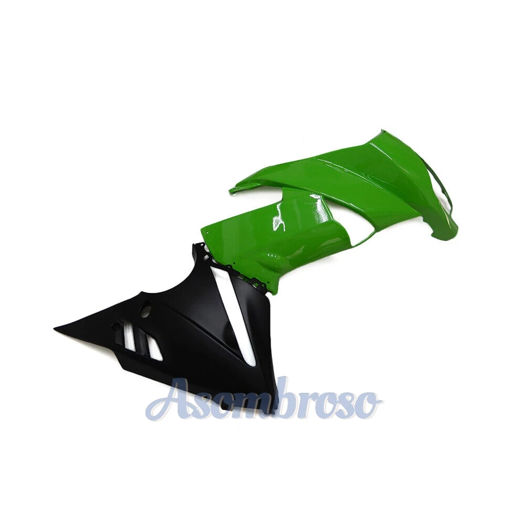 Motorrad-Verkleidungsset für Ninja 650 2009 2010 2011 2012 650R ER-6F ER 09-12 6F ER650 ABS-Kunststoff-Einspritzung, grüne Karosserie