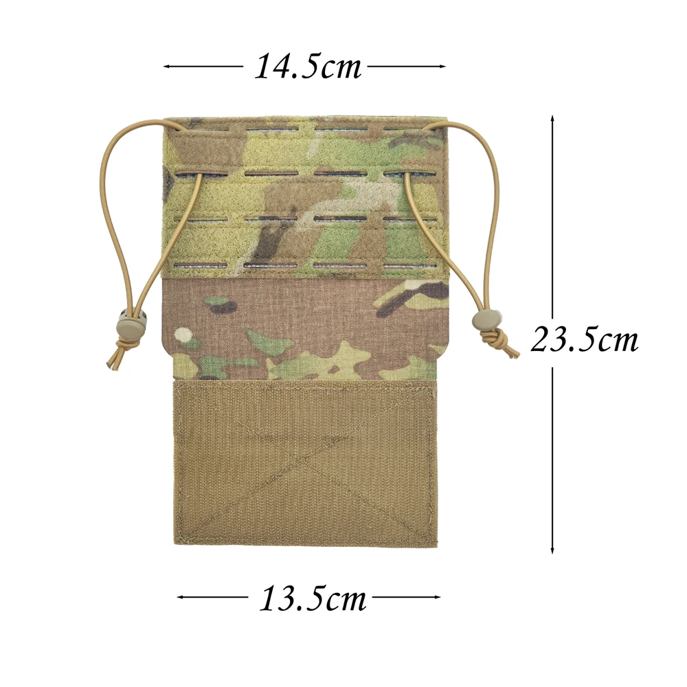 Outdoor Voorpaneel voor D3CRM MK4 Vest Borst Rig Harnassen Navigatie Telefoon Carrier MOLLE Panel Jacht Vest Accessoires