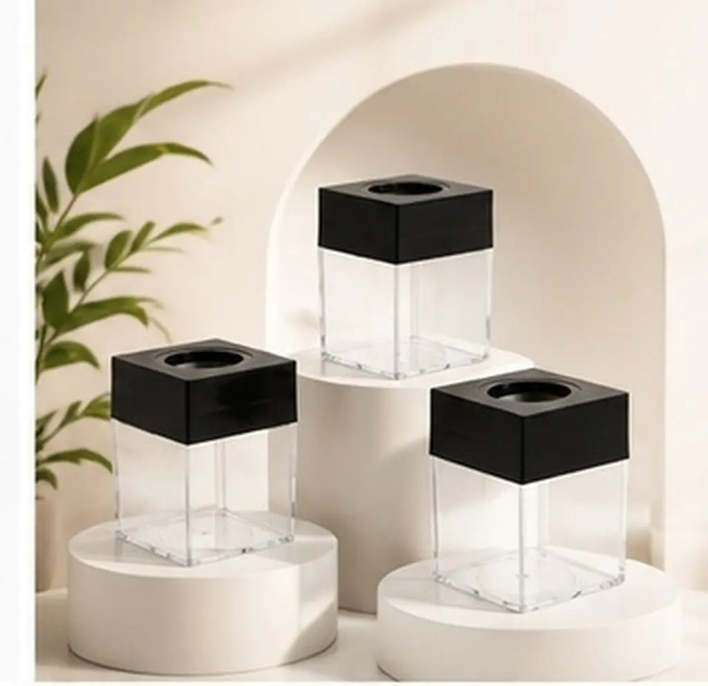 3Pcs Multi-Functional Small Object Storage Box Hard Structure Smooth Surface Desktop Organizer for Home Office Study Lab Dorm