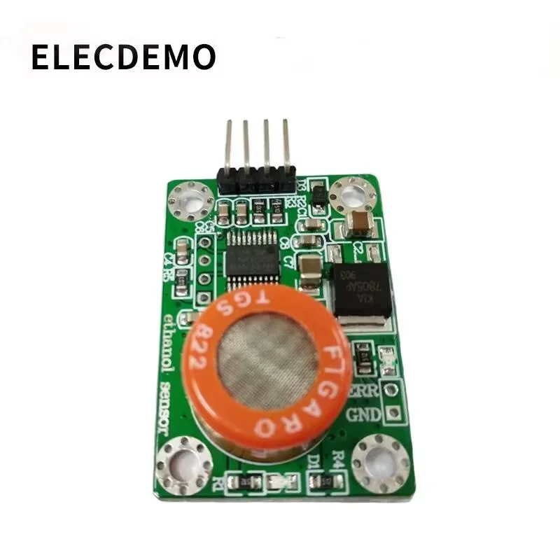 

Alcohol detection sensor module TGS822 serial output ethanol-based alcohol gas measurement