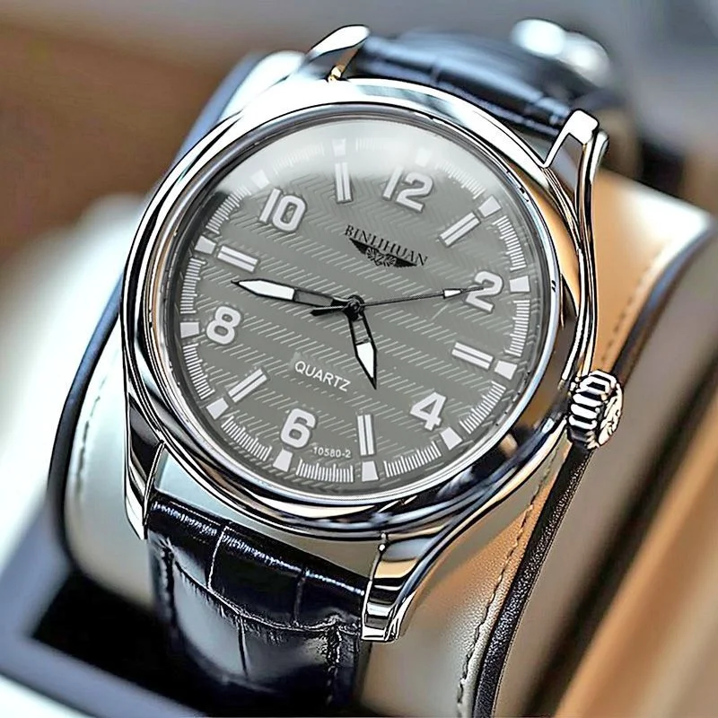 Top Brand Man Wristwatch Luxury Business Waterproof Men Watch For Men Quartz Clock Leather Men's Watches Reloj Handsome 2025 New