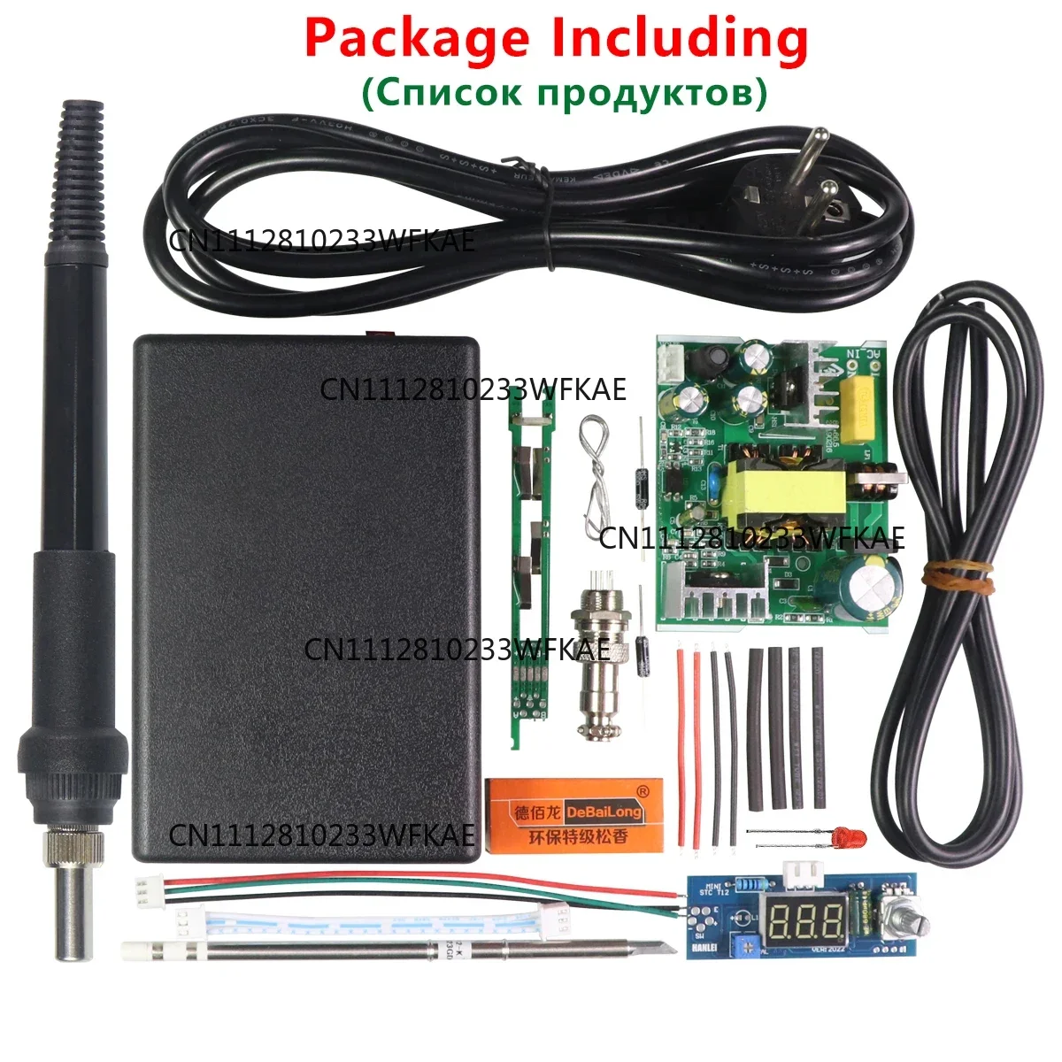 Electric Unit Digital Soldering Iron Station Temperature Controller Welding Solder DIY Kits for T12 HAKKO W/ Power Module