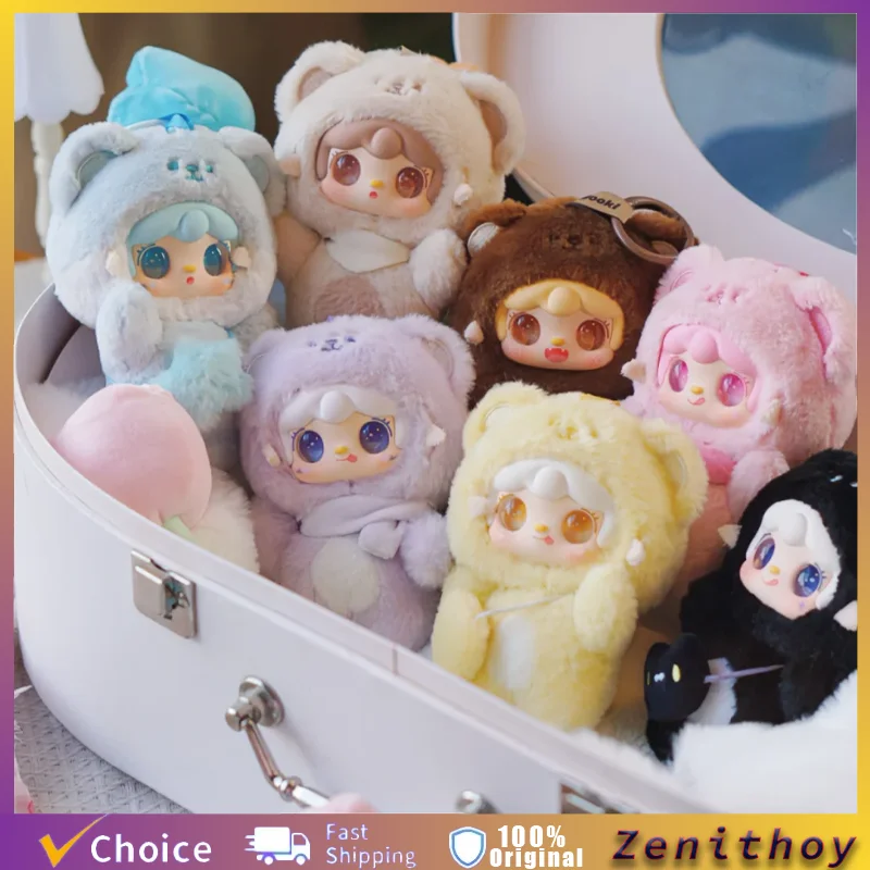 

Yooki V4 Take A Bite Of Bear Series Mystery Blind Box Мягкая виниловая плюшевая кавайная милая сумка Подвеска Коллекционная модная игрушка Веселый подарок