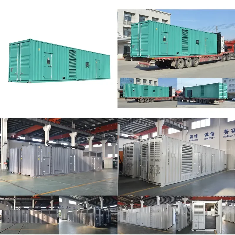 Jianghao JHK-1500GF 1500kW 400V/230V 50Hz Container Type Generator Set with 24V DC Electric Start