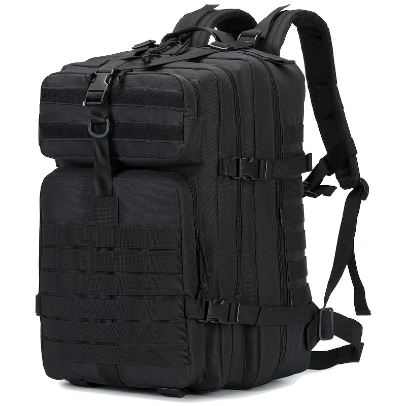 

‌ Тактический рюкзак 45 л. ‌ – Прочный рюкзак из полиэстера с несколькими отделениями и чехлом для ноутбука. безопасные ремни для комфорта на весь день.