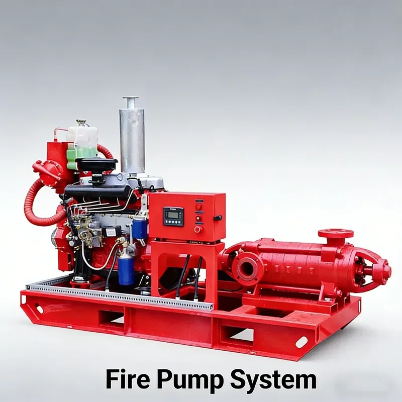 for Engine Driven Cast Iron Multistage Fire Pump Skid Mounted Water Supply Equipment Building Fire Protection
