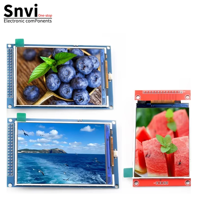 2,8/3,5-дюймовый модуль последовательного порта 240x320 SPI TFT LCD с адаптером печатной платы Micro SD ILI9341/ST7796 5 В/3,3 В светодиодный дисплей для Arduino 2,8/3,5-дюймовый модуль последовательного порта 240x320 SPI TFT LCD с адаптером печатной платы Micro SD ILI9341/ST7796 5 В/3,3 В светодиодный дисплей для Arduino