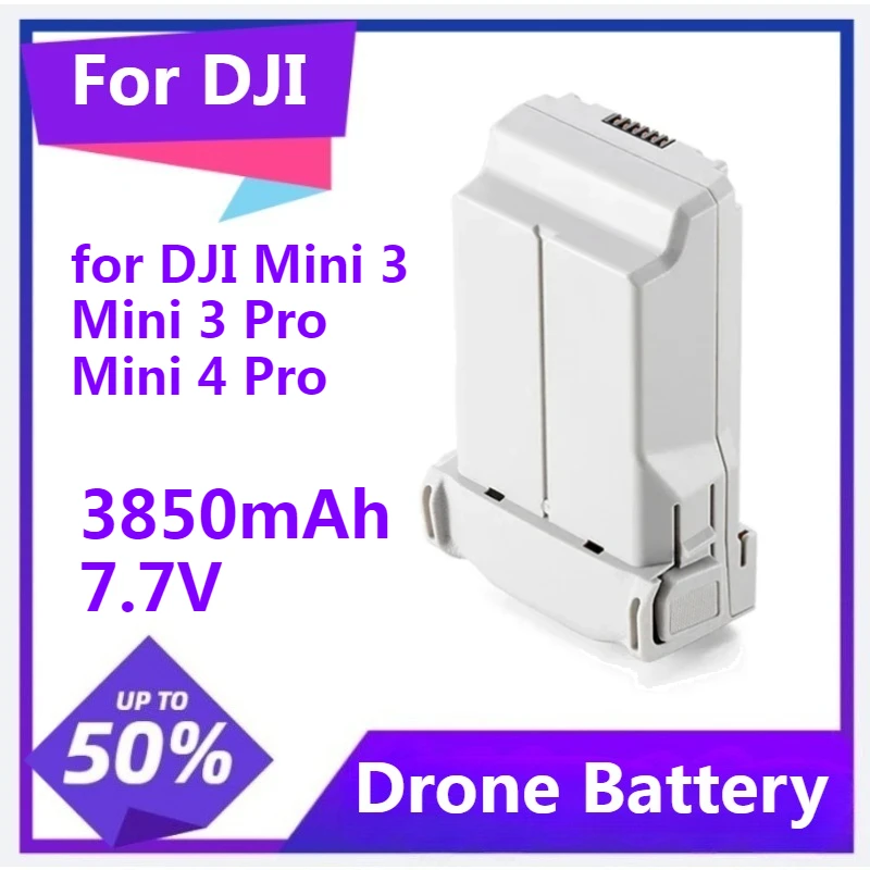 

Drone Batterys for DJI Mini 3 Mini 3 Pro Mini 4 Pro Intelligent Flight Accessories Batterys Charging Hub 3850mAh 7.7V Battery