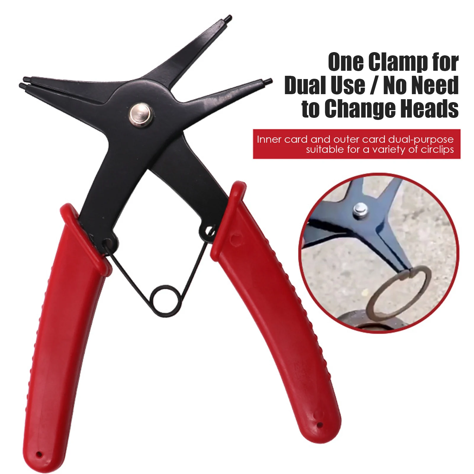 Circlip Plier Snap Ring Removal Tool Dual Purpose Circlip Pliers Snap Ring Tool Pliers For Inner Ring And Outer Ring Circlips