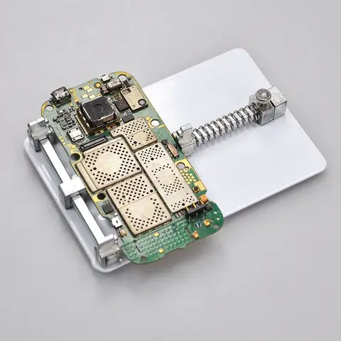 TE-07 Supporto universale portatile per scheda PCB per riparazione di telefoni cellulari Morsetto di supporto fisso Supporto per strumenti di saldatura della scheda madre