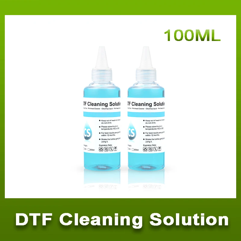 100ML DTF Cleaner Cleaning Printhead Liquild for Epson XP600 L1800 I3200 4720 I1600 DX7 L805 DTF Ink Cleaning Solution