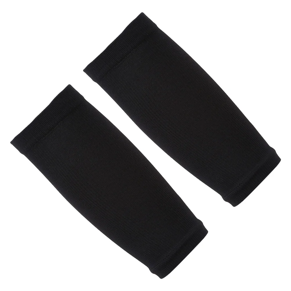 1 زوج جوارب ضغط أسود L تنفس دنة منتصف أنبوب الجوارب الطبية الرياضية لدعم الساق تقليل التورم والتعب