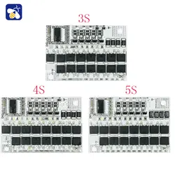 bms 3s/4s/5s 12v lithium battery 18650 100A lithium iron phosphate battery protection plate with equaliser 3.7v Polymer