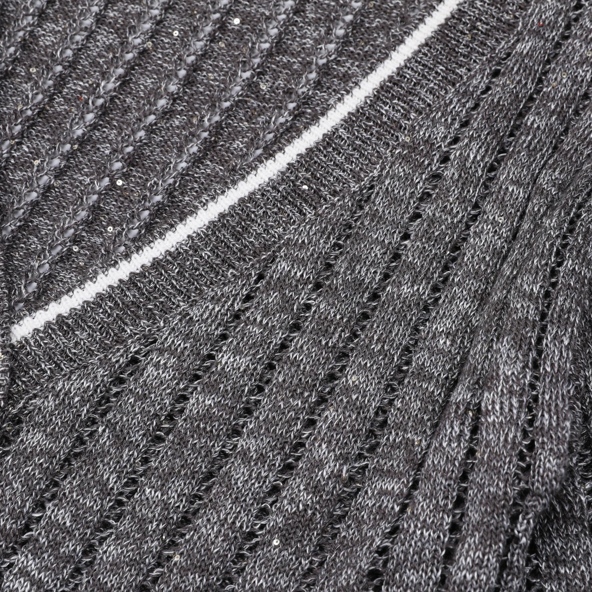 High Quality Spring And Autumn New Style Temperament Socialite V-neck Shiny Silk Color Blocked Jacket Women's Cardigan