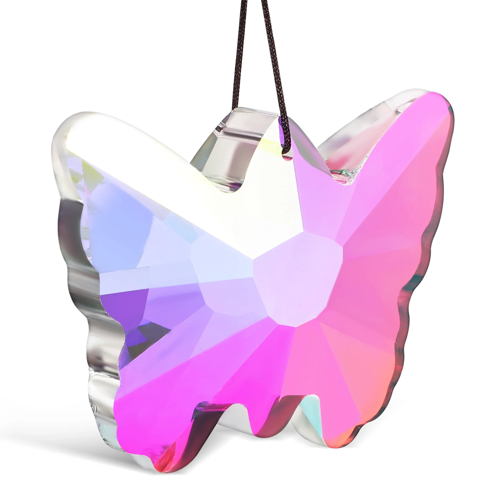 

Butterfly Sun Crystal Hanging Pendant Prism Pendant Colorful Prism Window Decor Indoor Garden Ornament Household