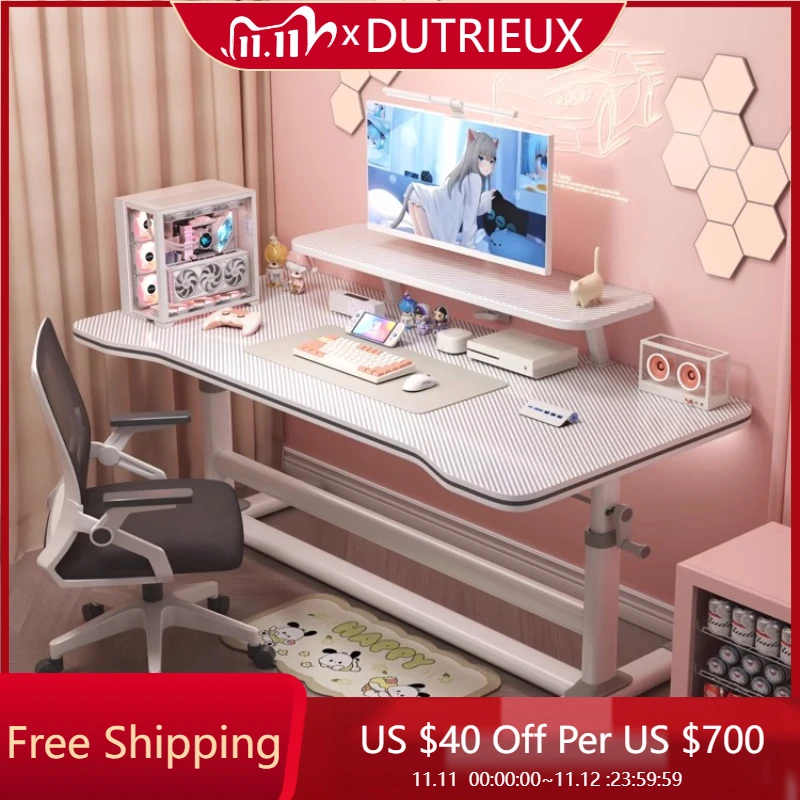 

Designer Modern Computer Desk Lifting Desktop Executive Living Room Ergonomic Desks Luxury Comfortable Escritorios Furniture
