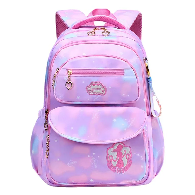 Children Girl Backpack School Bag Pink For Kid Child Teenage Schoolbag Primary Kawaii Cute Waterproof