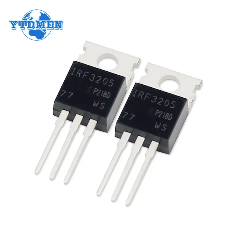 5 Stück irf3205 Mosfet-Transistor 220 irf3205pbf elektronische Komponenten bis Fuß 55V a bis IC Felde ffekt transistoren eingestellt